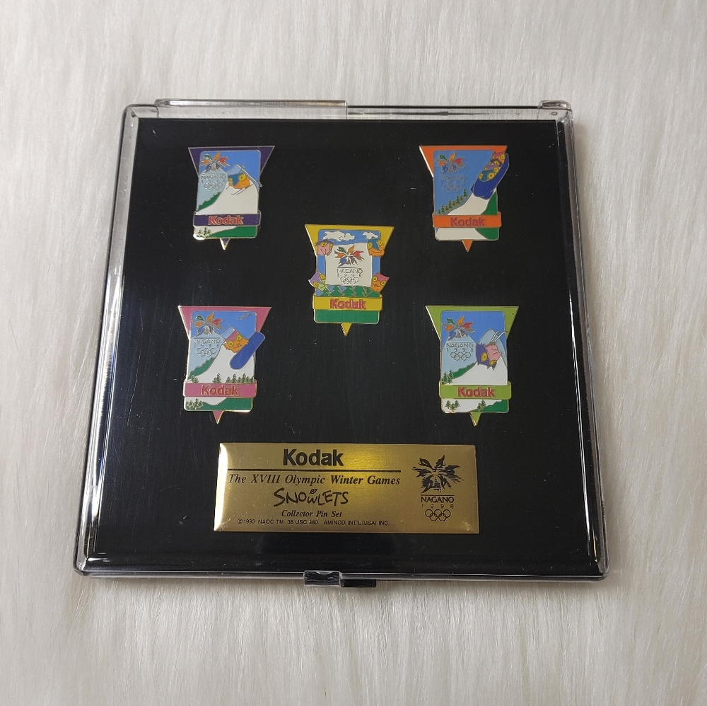 Kodak 1998 Olympic Winter Games Pin Set